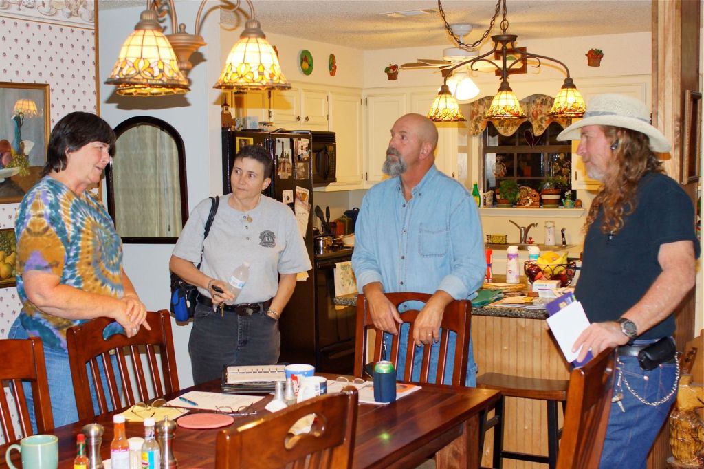 Dinner and Officers Meeting at the Potters