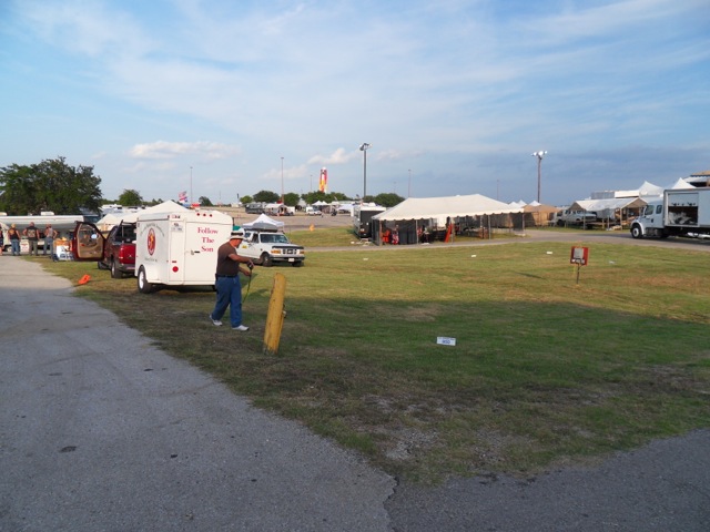 ROT Rally Setup Tuesday Evening