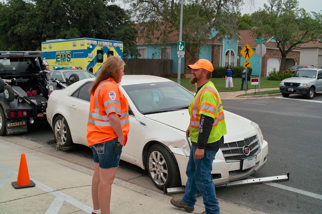 Garage Sale at Wells Branch Library plus Auto&nbsp;Accident