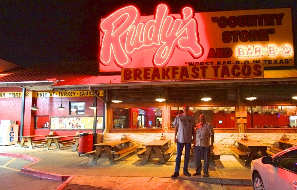 Men’s Activity? Dinner at&nbsp;Rudy’s