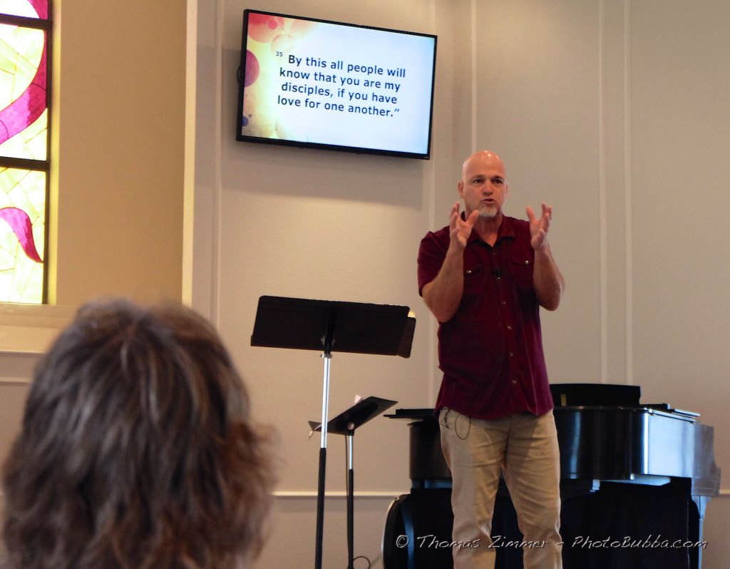 First Stop: Jim Preaching