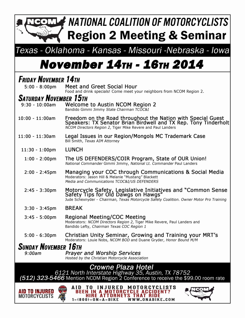 November Christian Unity Meeting at Bill Miller Bar-B-Q