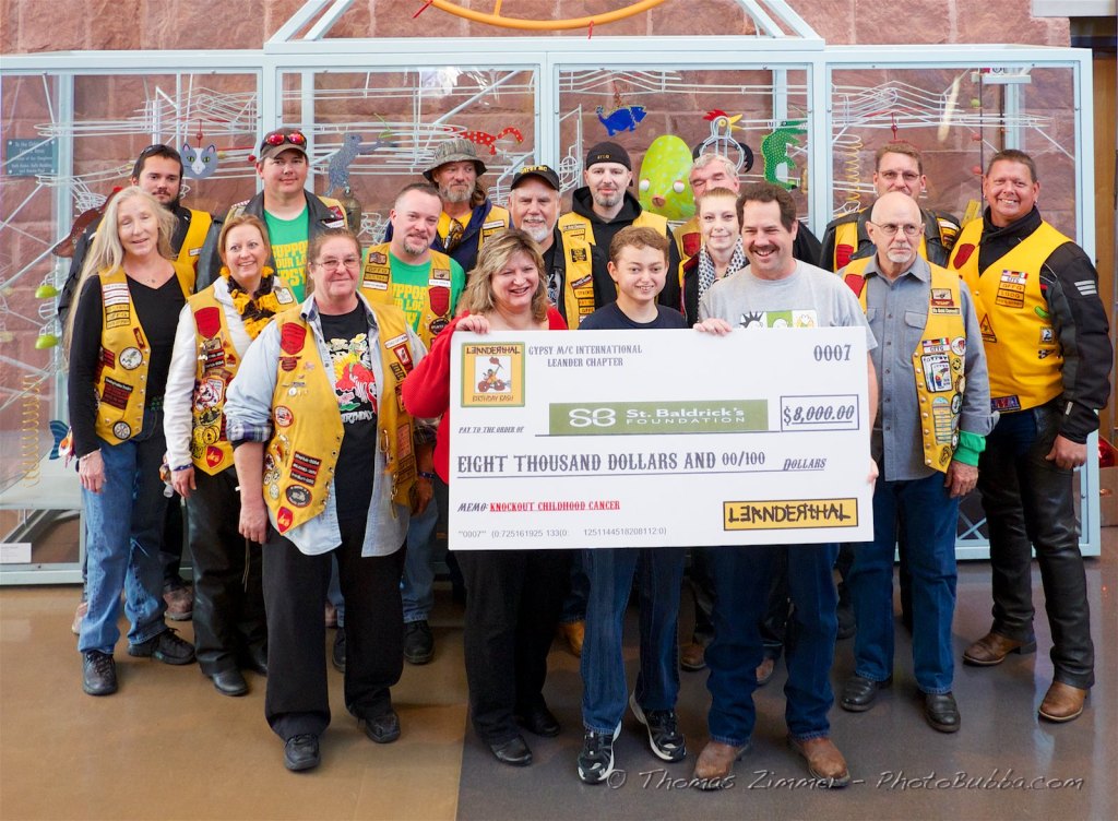 Leander Chapter of Gypsy Motorcycle Club to Donate $8K to St. Baldrick’s in Honor of Central Texas Kids Battling Cancer