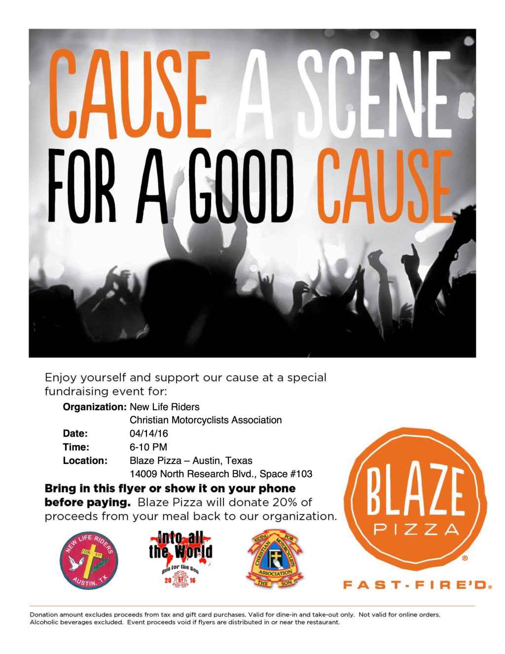 Run for the Son Benefit at Blaze Pizza