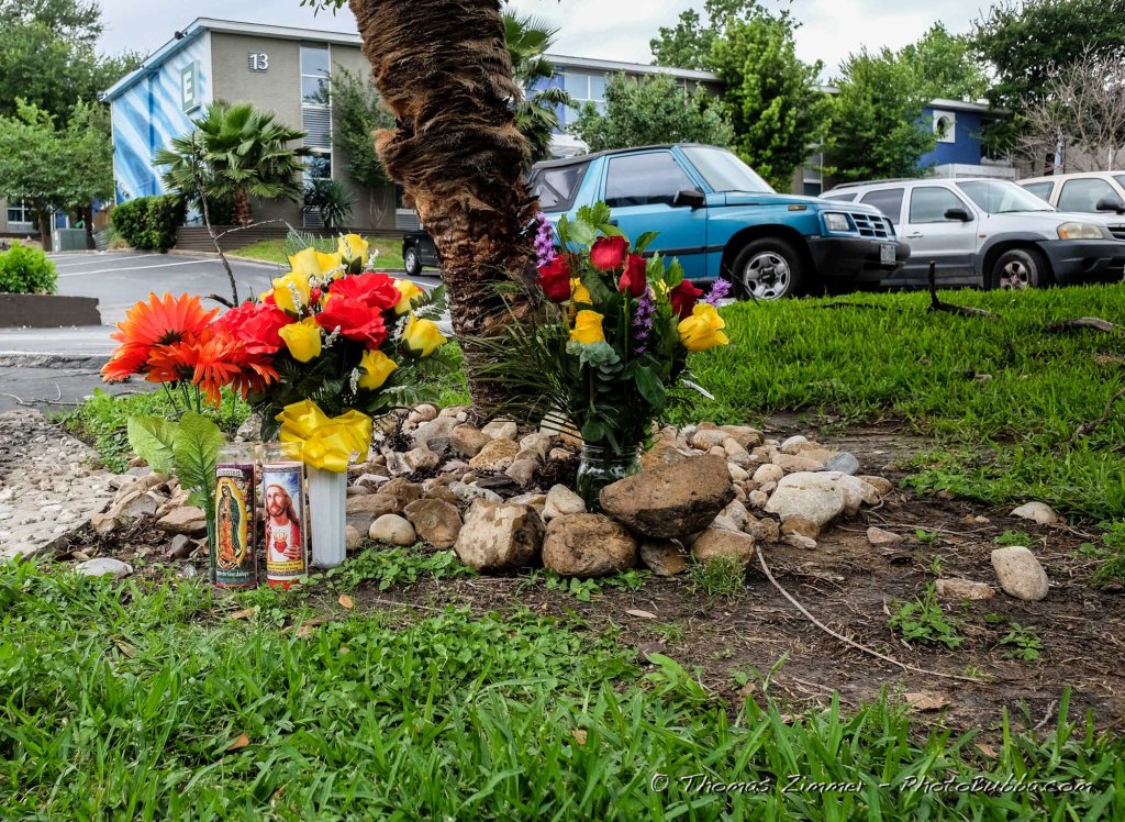 May Day Bash – Candles and Flowers for Devin Memorial