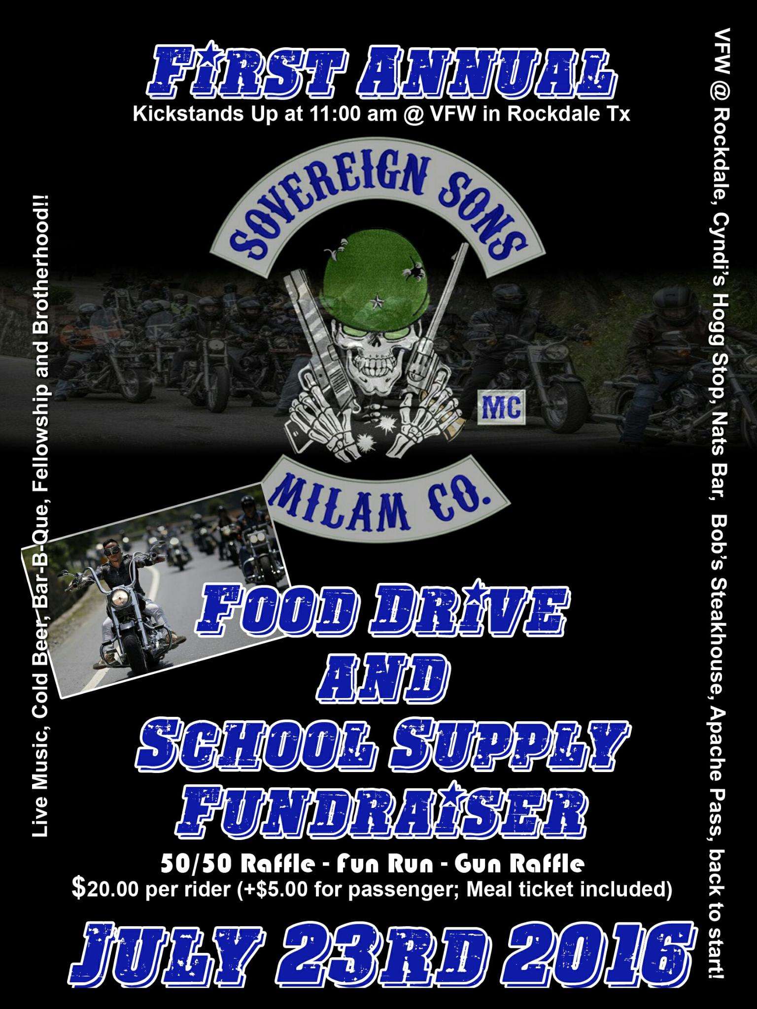 Sovereign Sons fundraiser