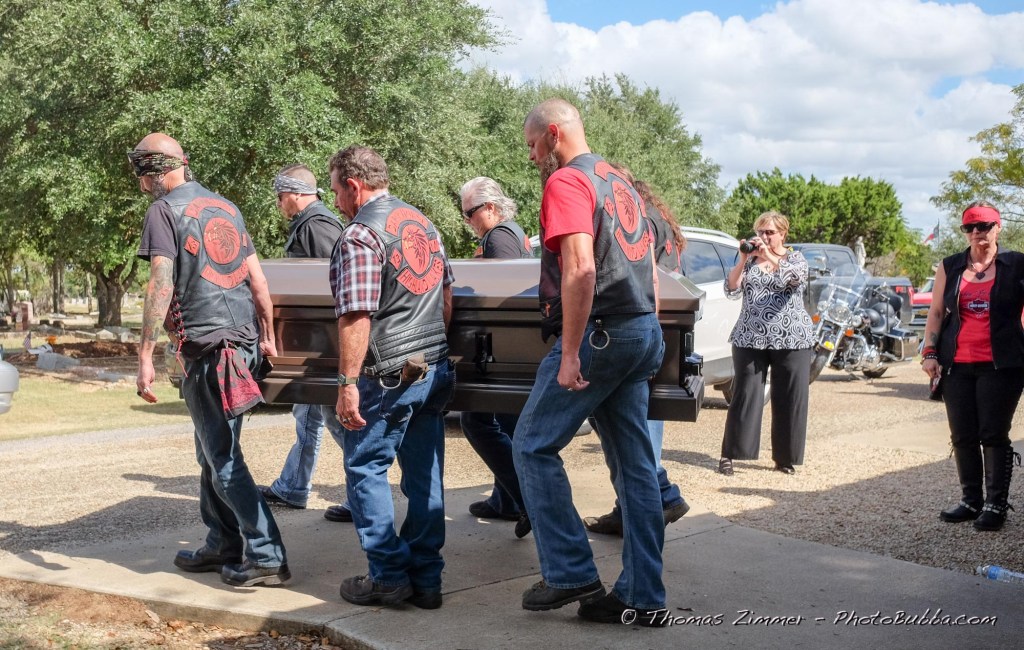 Memorial Service for Darkhorse MC&nbsp;Stumpy